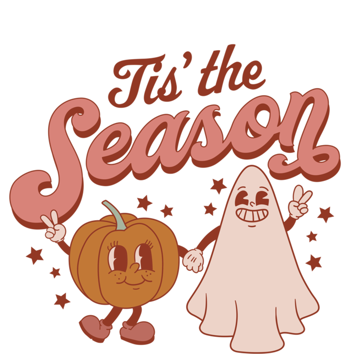 Tis' The Season Ghost Fall Pumpkin Season Autumn Halloween Gift Tie Dye Hoodie