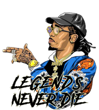 Legend Never Dies RIP Takeoff Rapper Rest In Peace Sustainable Bucket Hat