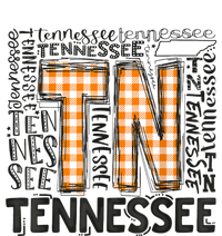 Tennessee State Flag Orange Plaid TN Ladies Essential Flowy Tank