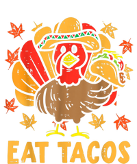 Thanksgiving Turkey Eat Tacos Funny Boys Turkey T-Shirt