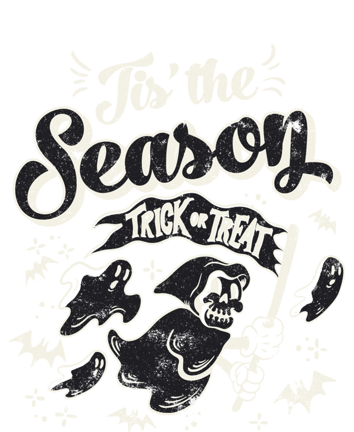 Tis' The Season Skeleton Ghost Retro Halloween Costume Party Cool Gift Bumper Sticker