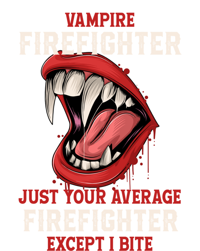 Vampire Firefighter Halloween Fire Scary Fire Marshal Gift Sweatshirt