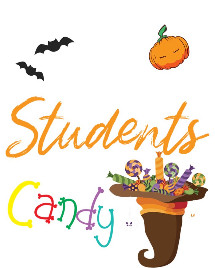 Will Trade Students For Candy Halloween Costume Teacher Gift Sustainable Beanie