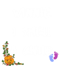 Winnie I Smell A Child Halloween Pregnancy Gift Striped Beanie with Solid Band