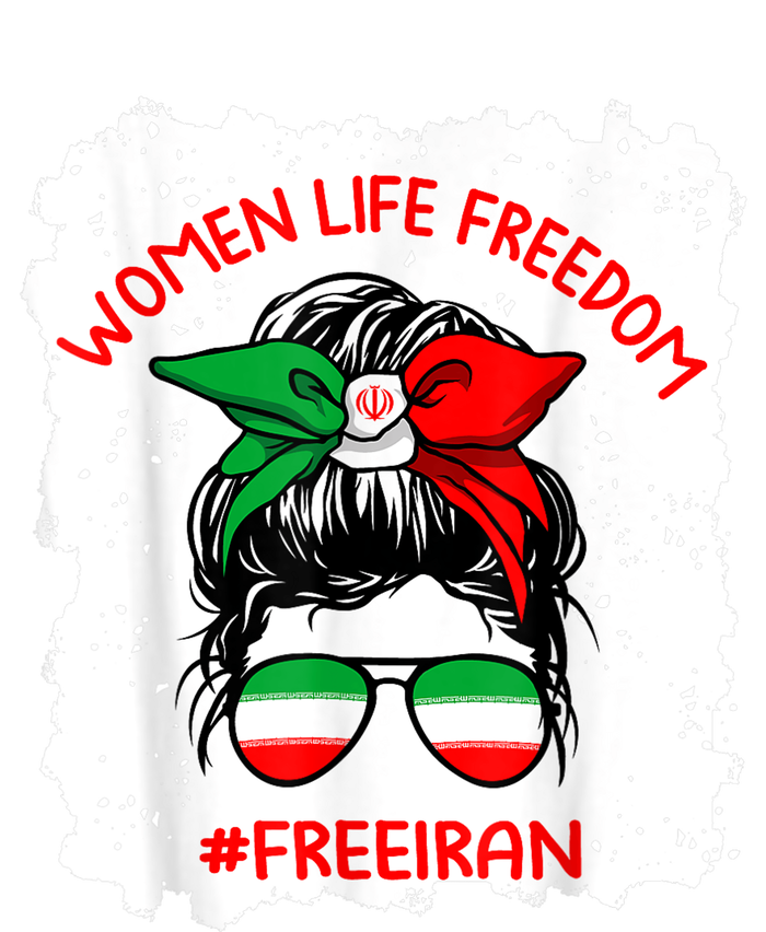 Wo Life Freedom Free Iran Cute Iranian Messy Bun Lover Ladies Essential Tank