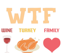 Funny Cute Wine Turkey Family Thanksgiving Gift T-Shirt