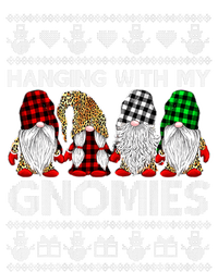 Funny Christmas Gnome Hanging With My Gnomies Family Pajamas T-Shirt