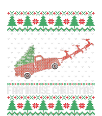 Farmhouse Christmas Ugly Sweater Funny Xmas Gift Kids T-Shirt