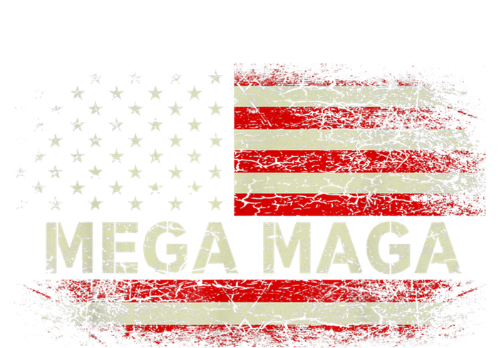 Mega Maga Vintage American US Flag Trump Supporter Women’s Perfect Tri Rocker Tank