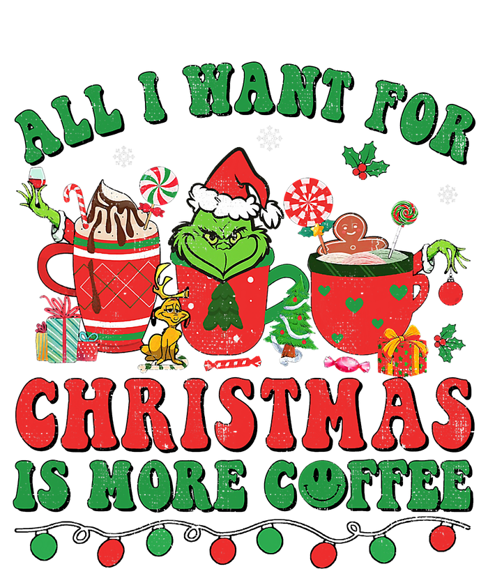 All I Want For Christmas Coffee Latte Cozy Winter Santa Xmas Hoodie