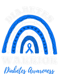 Diabetes Warrior Blue Ribbon T1D Type 1 Diabetes Awareness T-Shirt