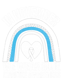 In November We Wear Blue Ribbon Diabetes Awareness Tote Bag