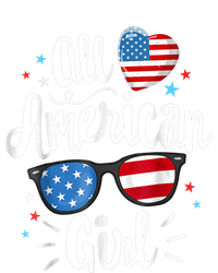 All American Girl Wo American Flag 4th of July Patriotic T-Shirt