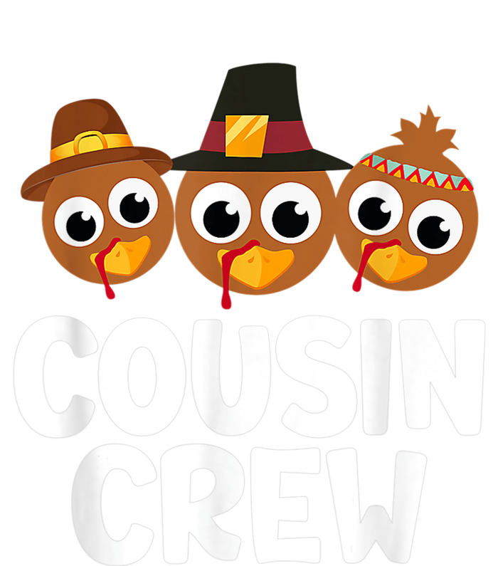 Cousin Crew Turkey Matching Family Thanksgiving Pjs Pajamas Women's V-Neck T-Shirt