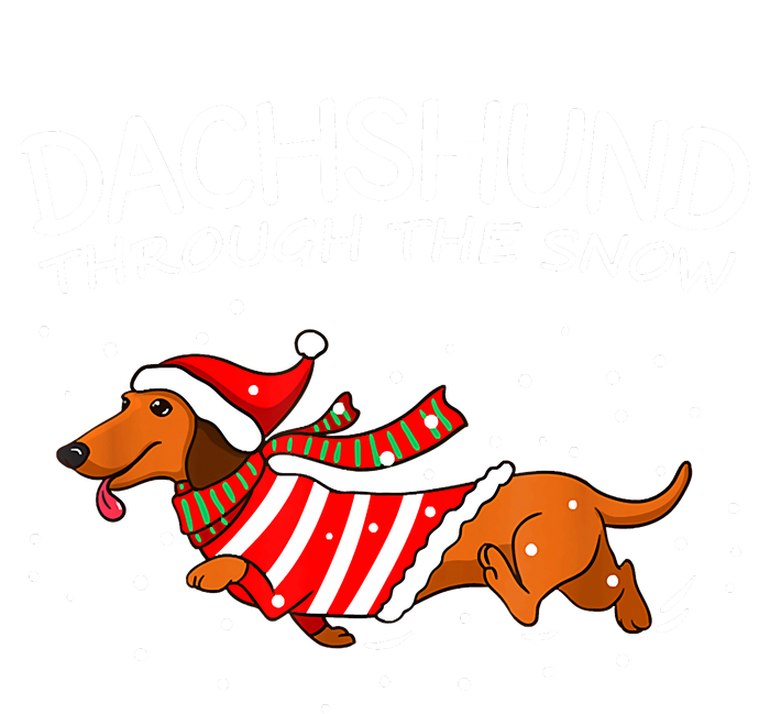 Dachshund Through The Snow Funny Dog Christmas Kids Long Sleeve Shirt