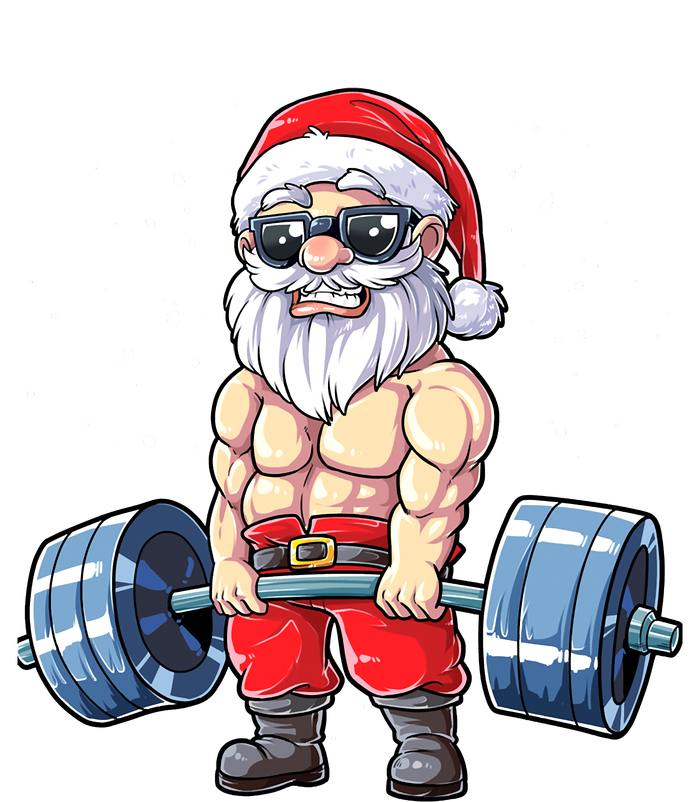 Fitness Christmas Santa Deadlift Gym Xmas  Pajama Set