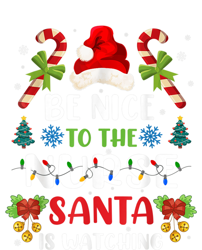 Nurse Christmas - Be Nice To The Nurse Santa is Watching Mousepad