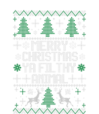 Merry Christmas Ya Filthy Animal Ugly Sweater Funny Xmas Gift T-Shirt