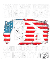 Pro America Want Mean Tweets Cheap Gas And Sleepy Joe Biden Women's Crop Top Tee