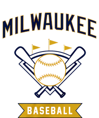 Milwaukee Baseball Lover Baseball Player Retro Sporty Women's T-Shirt