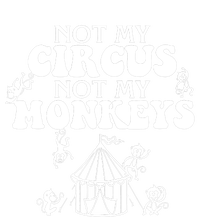 Not My Circus Not My Monkeys Carnival Staff Animal Lover Pom Pom 12in Knit Beanie