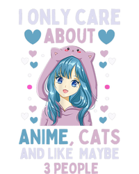 I Only Care About Anime & Cats And Like 3 People Japan Anime T-Shirt