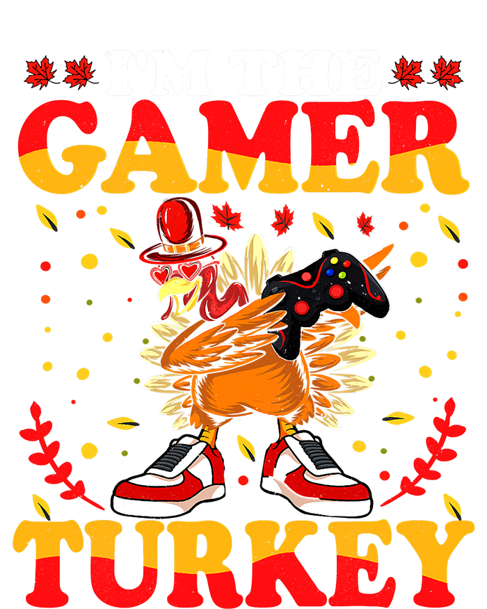 I'm The Gamer Turkey Gaming Boys Happy Funny Thanksgiving Button