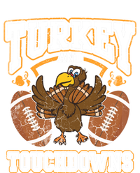 Thanksgiving Turkey And Touchdowns Football Tank Top