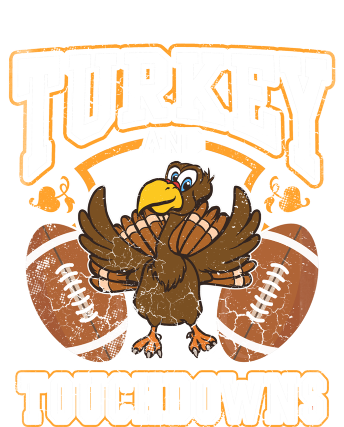 Thanksgiving Turkey And Touchdowns Football Tank Top