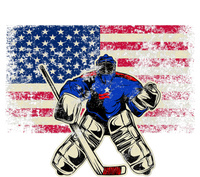 Vintage Ice Hockey Goalie USA Flag Gift For Goalie Tie Dye Hoodie