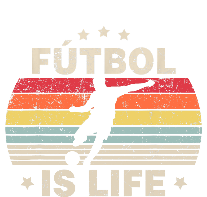 Futbol Is Life Soccer Funny Football Lover Vintage Premium Hoodie