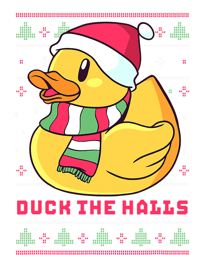 Funny and Cute Duck Puns Merry Christmas Duck The Halls Full Zip Hoodie