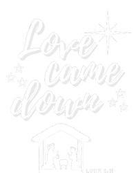 LOVE CAME DOWN CHRISTMAS LORD CHRISTIAN NATIVITY SCENE Long Sleeve Shirt