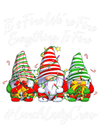 Lunch Lady Crew Everything Is Fine Christmas Gnomie Women's Flannel Pajama Set