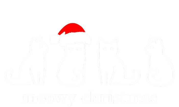 Meowy Catmas Cat Christmas Cute Kitten Cats Santa Hat Xmas Button