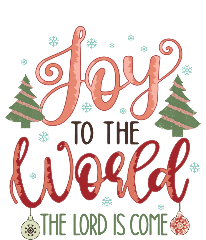 Joy To The World The Lord Is Come Christian Retro Christmas Religious T-Shirt