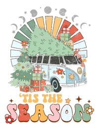 Tis' The Season Merry Camper Christmas Tree RV Camping Xmas Kids Tie-Dye T-Shirt