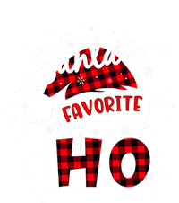 Funny Santa's Favorite Ho Christmas Plaid Buffalo Pajama Cool Gift Women's Long Sleeve Flannel Pajama Set 