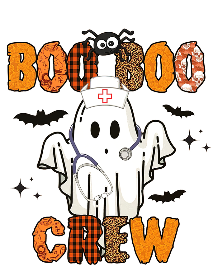 Boo Boo Crew Funny Nurse Halloween Ghost Costume Cute Gift Full Zip Hoodie