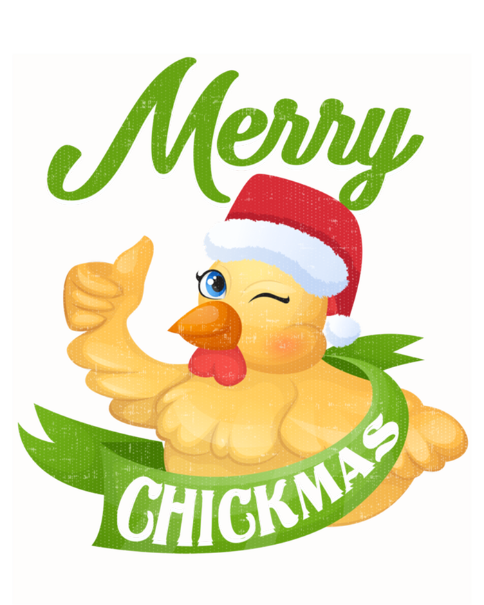 Chicken Lady Gift Christmas Chicken Gift Merry Chickmas Cool Gift T-Shirt