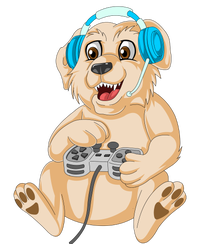 Golden Retriver Gamer Tank Top