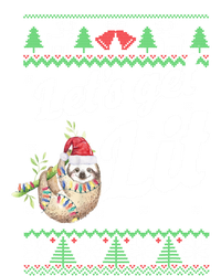 Let's Get Lit Funny Sloth Christmas Funny Sloth Lovers Meaningful Gift Pom Pom 12in Knit Beanie