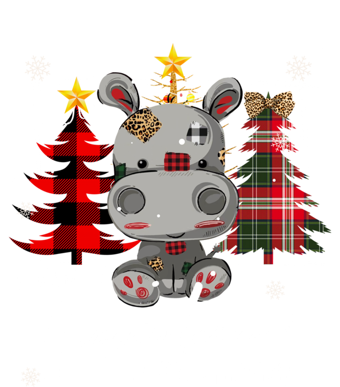 I Want A Hippopotamus For Christmas Cute Hippo Xmas Funny Gift Tie-Dye Long Sleeve Shirt