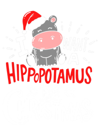 I Want A Hippopotamus For Christmas Funny Hippo Xmas Pajamas Cool Gift T-Shirt