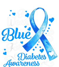 In November We Wear Blue Ribbon Diabetes Awareness Month T-Shirt