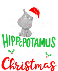 I Want A Hippopotamus For Christmas Xmas Pajama Hippo Lover Funny Gift Toddler Sweatshirt