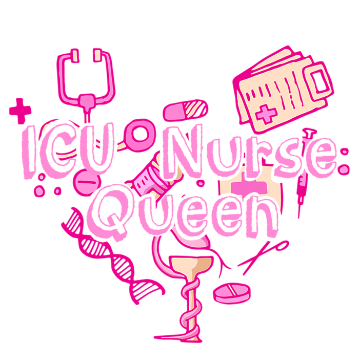 Icu Nurse Queen Gift Caretaker Hospital Registered Icu Nurse Gift T-Shirt