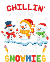 Cute Christmas Chillin' With My Pre-K Snowmies Teacher Women's T-Shirt