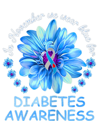 In November We Wear Blue Sunflower Diabetes Awareness Month Mesh Reversible Basketball Jersey Tank