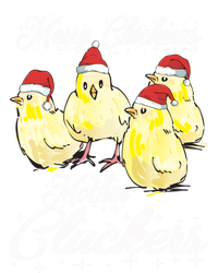 Merry Chickmas Mother Cluckers Chicks Santa Hats Tee Gift Poster